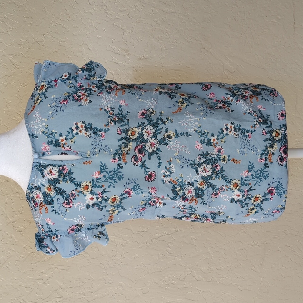 Old Navy White Button Down Cardigan Sweater & SHEIN Blue Top Bundle Size XS - Picture 8 of 12